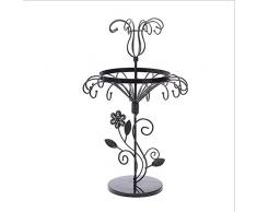 Hängende Blumenregal Kreative Ohrringe Ohrstecker Armband Halskette Anhänger Schmuck Anhänger Armband Speicher Haushalt Display 21 * 21 * 36 Cm