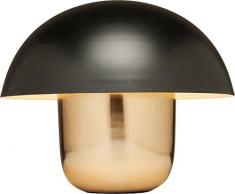Kare Tischleuchte Mushrooms, 60199, Schwarz - Kupfer Stehleuchte, moderne Leuchte, Design Nachttischlampe in Pilzform, (HxBxT) 44x50x50cm