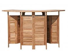 Bar Gartenbar Hausbar Poolbar in premium Teak zusammenklappbar