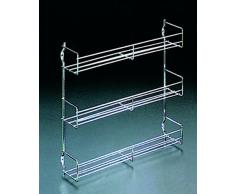 Metaltex 364613010 Gewürzregal 3-Etagen verchromt