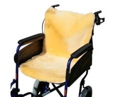 der-Fellmann Rollstuhlauflage Gold/gelb 86 x 45 cm