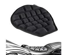 Nrpfell Motorrad Luft Sitz Kissen Druck Entlastung Ride Sitz Kissen TPU Wasser FüLlbares Sitz Kissen für Kreuzer Touring S？Ttel