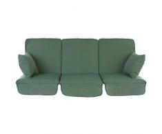 PATIO Auflagen Set Rimini/Venezia 180 cm/ 3x60 cm Polster für 3-Sitzer 4- Sitzer Hollywoodschaukel Schaukelauflage Sitzkissen Rückenkissen Seitenkissenauflage Sitzkissen Rückenkissen Seitenkissen