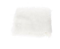 Sharplace Webpelzdecke Felldecke Kuscheldecke für Fotografie Neugeborene Baby - Weiß