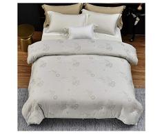 Steppdecke in Kingsize-Bettgröße100% Baumwolle Daunendichtes GewebeGraphene warme Wintersteppdecke Nicht leicht zu verarbeiten Glatte und atmungsaktive Daunenbettdecke mit doppelter Steppdecke-C-200