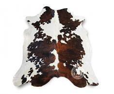 Sunshine Cowhides Teppich aus Kuhfell, Farbe: Tricolor Größe 220 x 200 cm, Premium - Qualität von Pieles del Sol aus Spanien