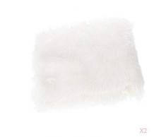 SM SunniMix 2xbaby Faux Pelzdecke Korb Stuffer Fotografie