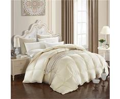 LMXJB FüLlstoff 90% WeißE Ente Bettdecke TröSter Mit 120S Super Weich GekäMmte Baumwolle Gesteppt Bettbezug Zum Winter Warm Haustextilien Decke BettwäSche KöNig KöNigin GrößE,beige,queen/200X230cm