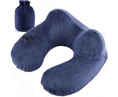 Reisekissen Nackenkissen Aufblasbares Reisekissen und Haus Nackenkissen mit stützenender Funktion Weiches Nackenhörnchen Ideal für Reise Büro