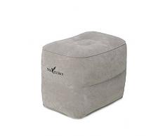 Alftek Aufblasbare Reise Fußstütze Kissen Fuß Beinauflage Reisekissen für Flugzeuge Busse Züge Kinder Bett