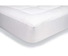 AmazonBasics Matratzenauflage, üppig gefüllt, extra-weich, Microplüsch, 160 x 200 cm