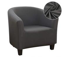 JuneJour Sesselschoner Sesselüberwurf Sesselhusse Sesselbezug Seide Elastisch Stretch Husse für Cafe Stuhl Sessel