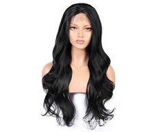 Perücke Haarteile 22-Zoll-Hochtemperatur-Seide Faser Bettbezug große Welle Chemiefaser Perücke