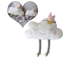 AMhomely® Neu!Weiches PlüschKissen niedlich Wolke Kissen Dekorative Kissen für Kinder Fotografie-Requisiten-Hintergrund, Sofa-Rückenkissen, Rundkissen, Hausdekoration (40 * 26cm)