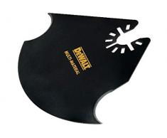 DeWalt Multi-Material Schneidmesser (100 mm, Multitool-Zubehör- zum Schneiden von Dachschindeln, Kunststoff, Schaumstoff, Gummi, Karton, Leder, Teppichboden) DT20712