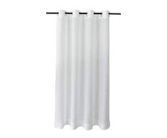 Kutti Ösenschal Metis 100% Leinen Blickdicht Vorhang Gardine Weiss Breite 140 * Höhe 225 cm