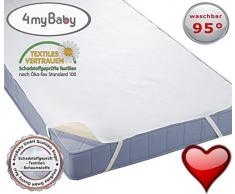 4myBaby BESONDERE TECHNIK Matratzenschutz Wasserdicht Matratzenschoner Wasserdichte Betteinlage Frottee 60x120 cm bis 220x200 cm - 12 Größen (180x200)