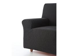 Zebra Textil Elastische Sofa-Husse Beta GröÃe 2 Sitzer (Von 140 bis 170 cm), Farbe Grau (Mehrere Farben verfügbar)