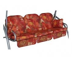 Angerer 1018/139 Deluxe-Schaukelauflage, 3-Sitzer Design Wasserburg
