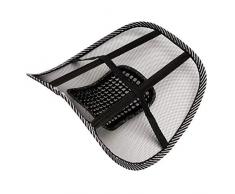 VWH Massage Lordosenstütze Rückenstütze Rückenkissen für Autositz oder Bürostuhl