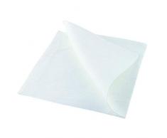 Stoffservietten, 25 Stück, 40x40cm, Weiß, Baumwolle