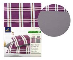Tchibo TCM Biber Wendebettwäsche 2teilig 135 x 200 cm