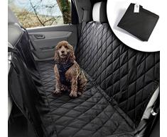 VIIRKUJA Hundedecke Auto | Wasserabweisend, waschbar, rutschfest und in universal Größe | Rückbank oder Kofferraum | Für große und kleine Hunde auf dem Autositz | Autoschondecke