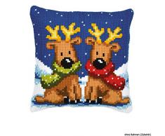 Vervaco Kreuzstichkissen/Stickkissen inklusive Material, acryl, Multi