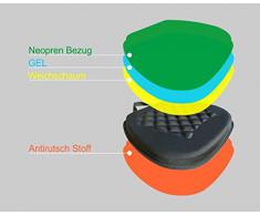 Kompaktes Sitzkissen, Antidekubitus aus Gel, Gelkissen (Kaltschaum Kombination)