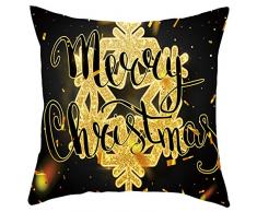 Allegorly Kissenbezug Kissenhülle Merry Christmas Decoration Bettwäsche Hirsch Sofa Cover Weihnachten Zierkissenbezüge Für Haus Dekoration