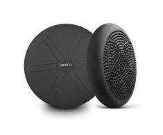 GSOTOA Balancekissen mit Pumpe Wackelkissen Balancekissen Mit/Ohne Noppen Ballsitzkissen Orthopädisch Anti-Burst Sitzkissen für Auto, Physiotherapie, Stuhl, Yoga, Fitness, Massage