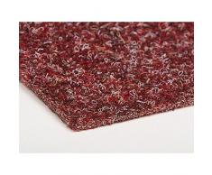 Nadelfilz Teppichboden Meterware MERLIN Schwer Entflammbar - Rot, 2,00m x 1,00m, Bodenbelag Auslegware Meterware, Antistatischer, Strapazierfähiger, Nadelvlies Büro Messe Teppichboden