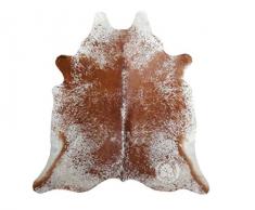 Teppich aus Kuhfell, Farbe: Salz und Pfeffermühle Braun un Weiß 190 x 160 cm, Premium - Qualität von Pieles del Sol aus Spanien