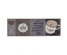 BSM 2000 Küchenteppich, Küchenläufer - 150 x 50 cm, Love Good Coffee, 30°C Waschbar, rutschfest, Weitere Motiv