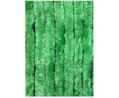 Moritz Flauschvorhang aus Chenille 56 x 185 cm grün Türvorhang als Fliegenschutz Insektenschutz für Camping Wohnwagen