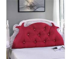 fgdsa Rückenkissen,Baumwoll-kopfteilkissen,Sofa Rückenlehne Kopfkissen,Baumwolle Bedside Weichekissen,Abnehmbare Weiche Tasche Rückenlehne H 150x70x15cm(59x28x6inch)