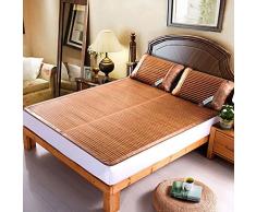 DUAN GUO FENG Bambus-Schlafmatten Einzel-und Doppel-Seiten der Matte kann gefaltet Werden Studenten Bambus-Matte (Multi-Size optional) (größe : 180 * 200cm)