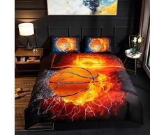 ZZX Teenager Bettbezug Mädchen Jungen Bettbezug Leichte Mikrofaser Bettwäsche Bettbezug 3D-Bedruckte Bettwäsche Kinder Bettbezug Weiche Waschbare Bettdecke,D- 260x230cm