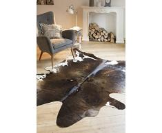 Luxor Living Fell-Teppich echtes Rinderfell Braun Gemustert in 2 Größen