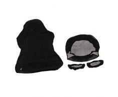 Stretchhussen Stuhlbezug Stuhlhusse Bezüge für Gaming Schwing Stuhl Chefsessel Bürostuhl Drehstuhl - Schwarz