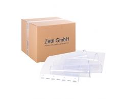 PVC Streifenvorhang Lamellen 3x300mm - H3,25 x B4,25 m - fertig vormontiert - VZ