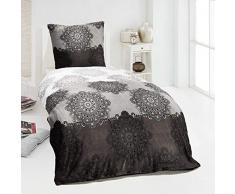 Winter Plüsch Bettwäsche Nicky-Teddy Cashmere Coral Fleece 135x200 155x220 200x200 Kissenbezug 80x80 Verschiedene Muster, Design - Motiv:Design 3, Größe:135 x 200 cm