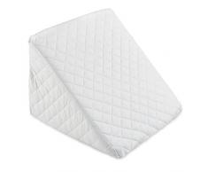 Keilkissen für Bett und Sofa aus Schaumstoff mit Abnehmbarem und Waschbarem Gesteppte Abdeckung | Lesekissen Rückenstütze und Mehrzweckkissen zur Unterstützung von Rücken und Bein