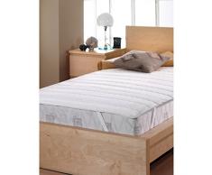 SETEX Versteppter Matratzen-Topper, 100 x 200 cm, Exclusive, WeiÃ, TOP3100200001002