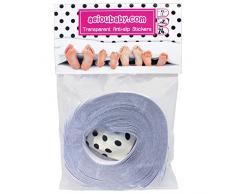 24 STREIFEN Anti-Rutsch Transparent für Badewanne und Dusche, strukturierte nicht abreibende Sticker für einen besseren Halt, 45x2cm dezent Klebestreifen für höhere Sicherheit, Geschenk-Ballon!