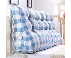 Doppelte Kopfteilkissen Softcase Dreieckskissen Lendenpolster Sofa Rücken Große Taille Kissen, 7 Farben 8 Größen Optional (Color : A, Size : 200×60×30CM)