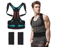 Hospaop Geradehalter zur Haltungskorrektur Rücken Herren Damen Rückentrainer Rückenstütze Schultergurt Haltungstrainer Posture Corrector für Nacken,Rücken und Schulterschmerzen