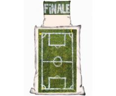 Finale Fussballbettwäsche für Fans mit Reißverschluss