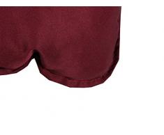 Meerweh 2er Set Hochlehner Auflage Kissen, Rückenteil ca 70 cm, Polsterauflage, rot, 120 x 50 x 10 cm, 74093