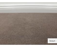 Teppichboden Auslegware Vorwerk Bijou UNI Braun Muster